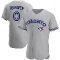 Men's No.0 Jace Bohrofen Toronto Blue Jays Gray Authentic Road Jersey