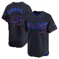 Men's No.48 Seranthony Dominguez Toronto Blue Jays Black Limited 2024 City Connect Jersey