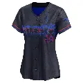 Women's No.48 Seranthony Dominguez Toronto Blue Jays Black Limited 2024 City Connect Jersey