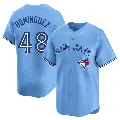Youth No.48 Seranthony Dominguez Toronto Blue Jays Blue Limited Powder Alternate Jersey