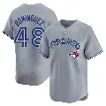 Youth No.48 Seranthony Dominguez Toronto Blue Jays Gray Limited Away Jersey