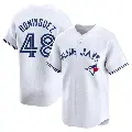 Youth No.48 Seranthony Dominguez Toronto Blue Jays White Limited Home Jersey
