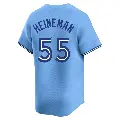 Youth No.55 Tyler Heineman Toronto Blue Jays Blue Limited Powder Alternate Jersey