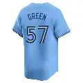 Youth No.57 Chad Green Toronto Blue Jays Blue Limited Powder Alternate Jersey