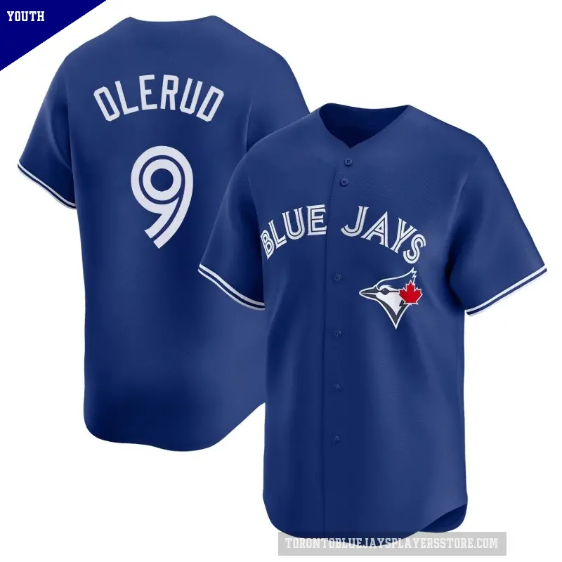Youth No.9 John Olerud Toronto Blue Jays Royal Limited Alternate Jersey